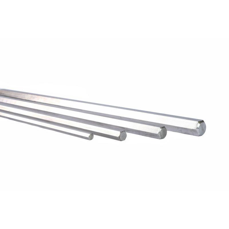 Rostfritt stål sexkant SW 4mm-17mm 1.4305 stång sexkant VA V2A