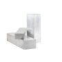 Aluminium fyrkantig 8x8mm-80x80mm fyrkantig stav solid stav