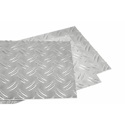 Rutplåt av aluminium 1,5/2 mm - 5/6,5 mm valbar duettplåt av