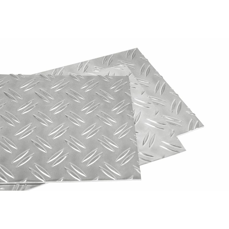 Rutplåt av aluminium 1,5/2 mm - 5/6,5 mm valbar duettplåt av