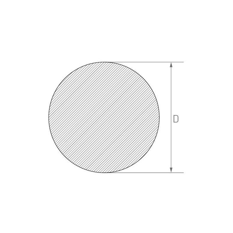 Stång av rostfritt stål 3 mm-625 mm 1.4404 AISI 316L rund stång
