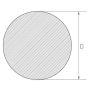 Rostfritt stålstång 2mm-20mm 1.4571 UNS S31635 Rundstång Solid material