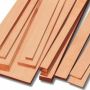 Kopparplåtband 2.0090 platt stång 30x2mm-90x6mm skurna till storlek band