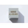 Järn Fe metall kub 10x10mm polerad 99,99% renhet kub