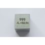 Vanadin V metall kub 10x10mm polerad 99,9% renhet kub