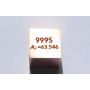 Koppar Cu metallkub 10x10mm polerad 99,95% renhet kub