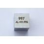 Krom Cr metall kub 10x10mm polerad 99,7% renhet kub