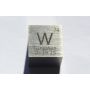 Tungsten W metall kub 10x10mm polerad 99,95% renhet kub