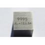 Tungsten W metall kub 10x10mm polerad 99,95% renhet kub