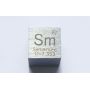 Samarium Sm metallkub 10x10mm polerad 99,95% renhet kub