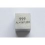 Erbium Er metall kub 10x10mm polerad 99,9% renhet kub