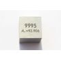 Niob Nb metall kub 10x10mm polerad 99,95% renhet Niob kub