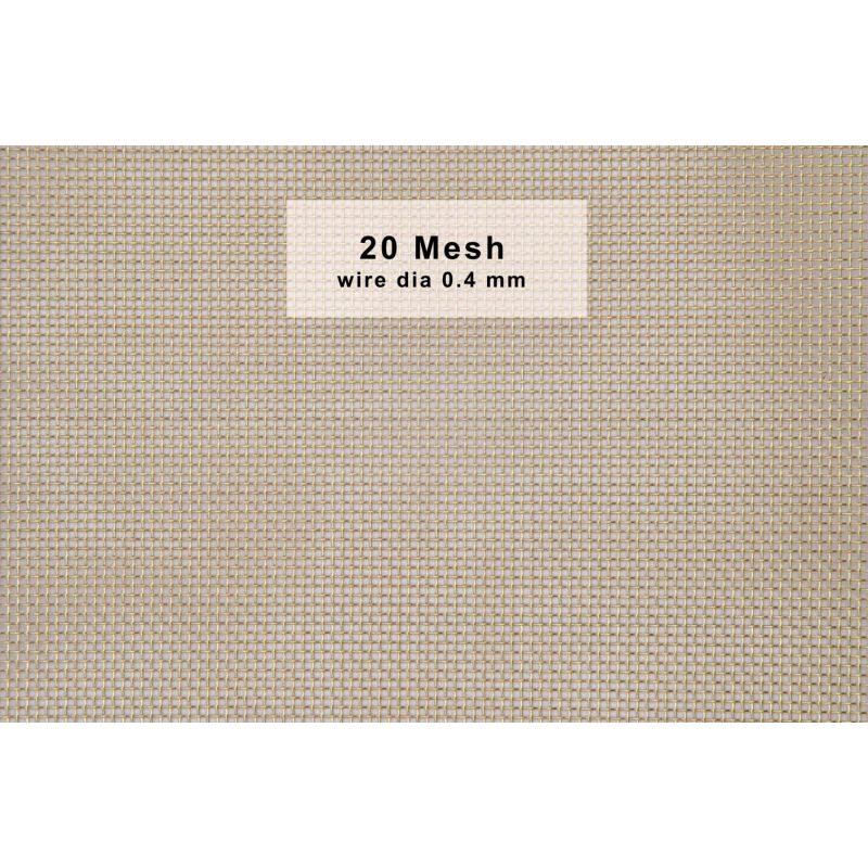 Mässingsnät 20-120 Maskvidd 50mm-300mm CuZn36 CW507L Filtertråd för galler