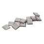 Nickel katod Ni 99% anod skapande hantverk plåt metall nuggets 20x20mm